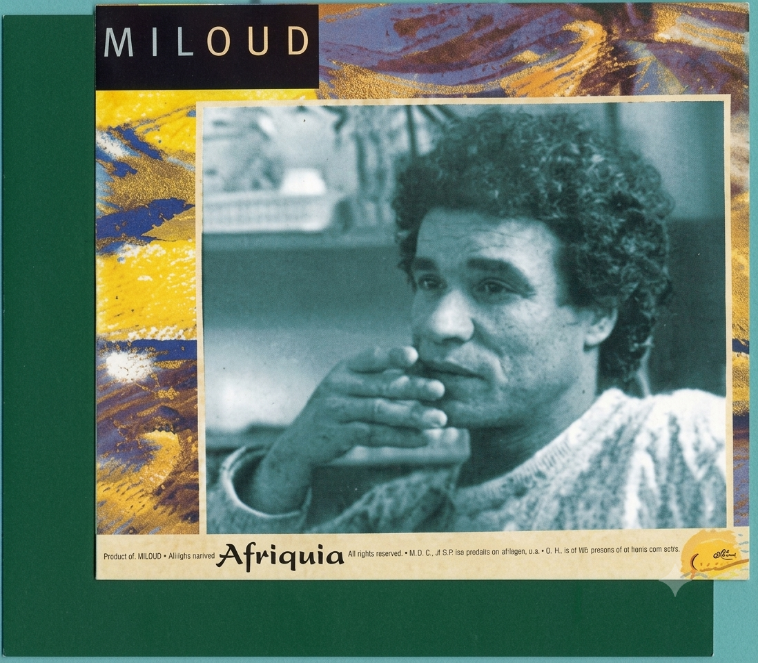 Pochette de l’album Afriquia de Miloud Benmebarek, 1999